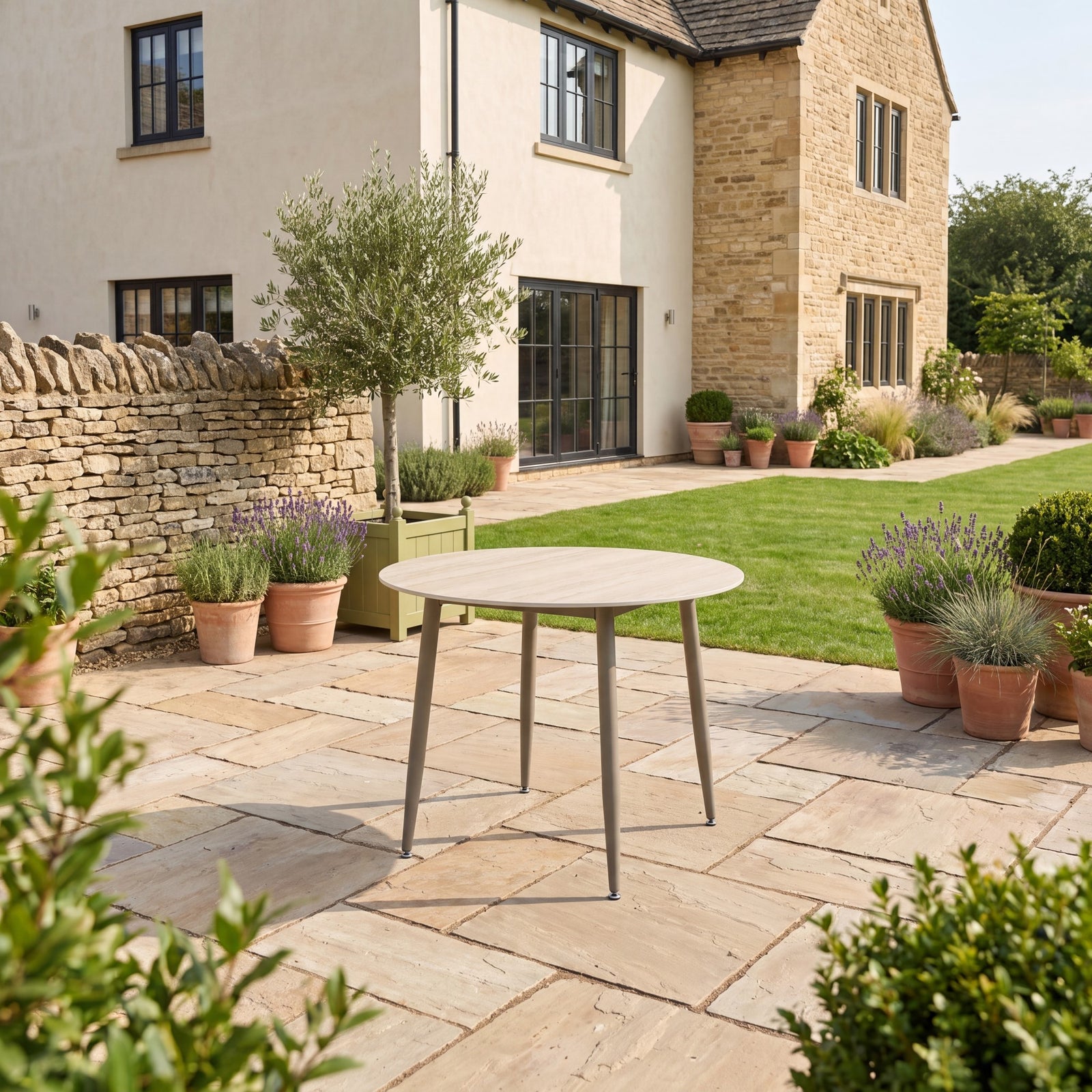 Westcott 4 Seater Garden Dining Set | Brown