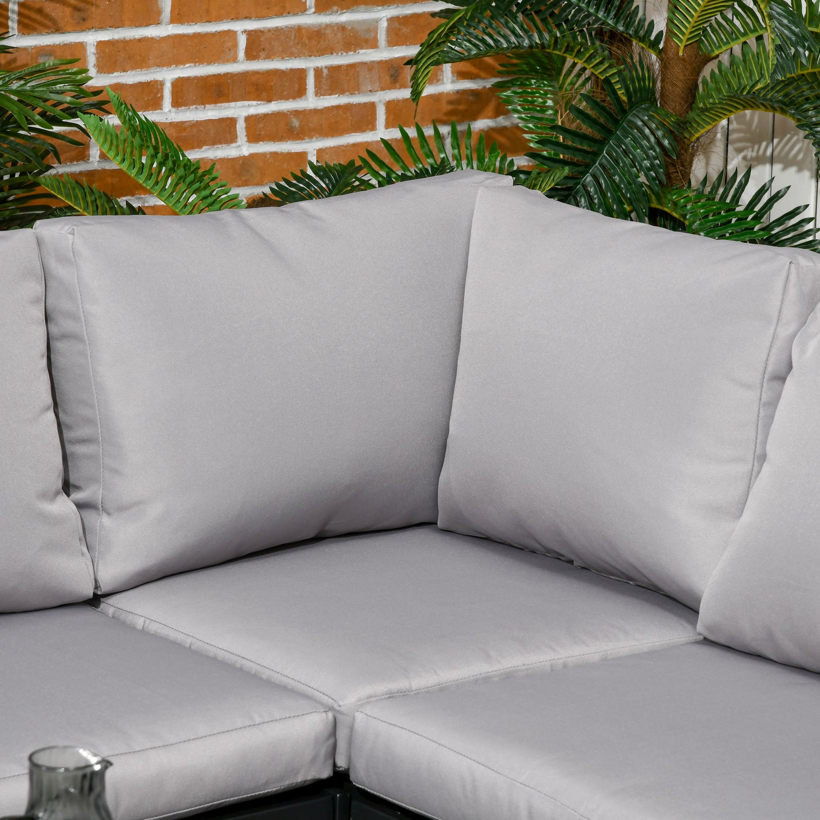 4 Piece Garden Furniture Setwith Breathable Mesh Pocket
