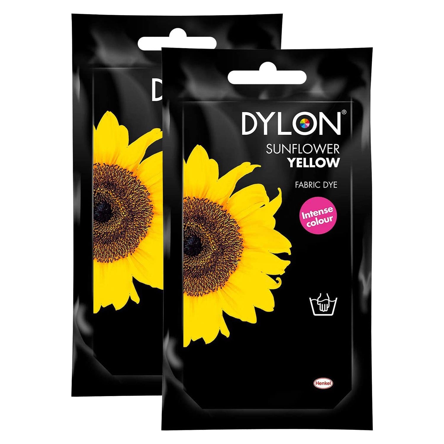 Hand Fabric Dye Sachet For Clothes & Soft Furnishings, 2 Packs Of 50g
