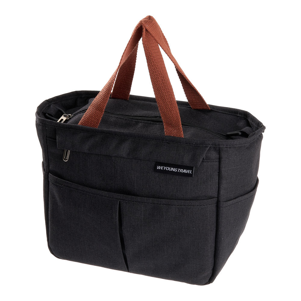 6.5l Portable Insulated Lunch Bag | Black