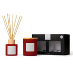 Frosted Decadence Candle & Diffuser Gift Set –  Cinnamon, Clove & Orange