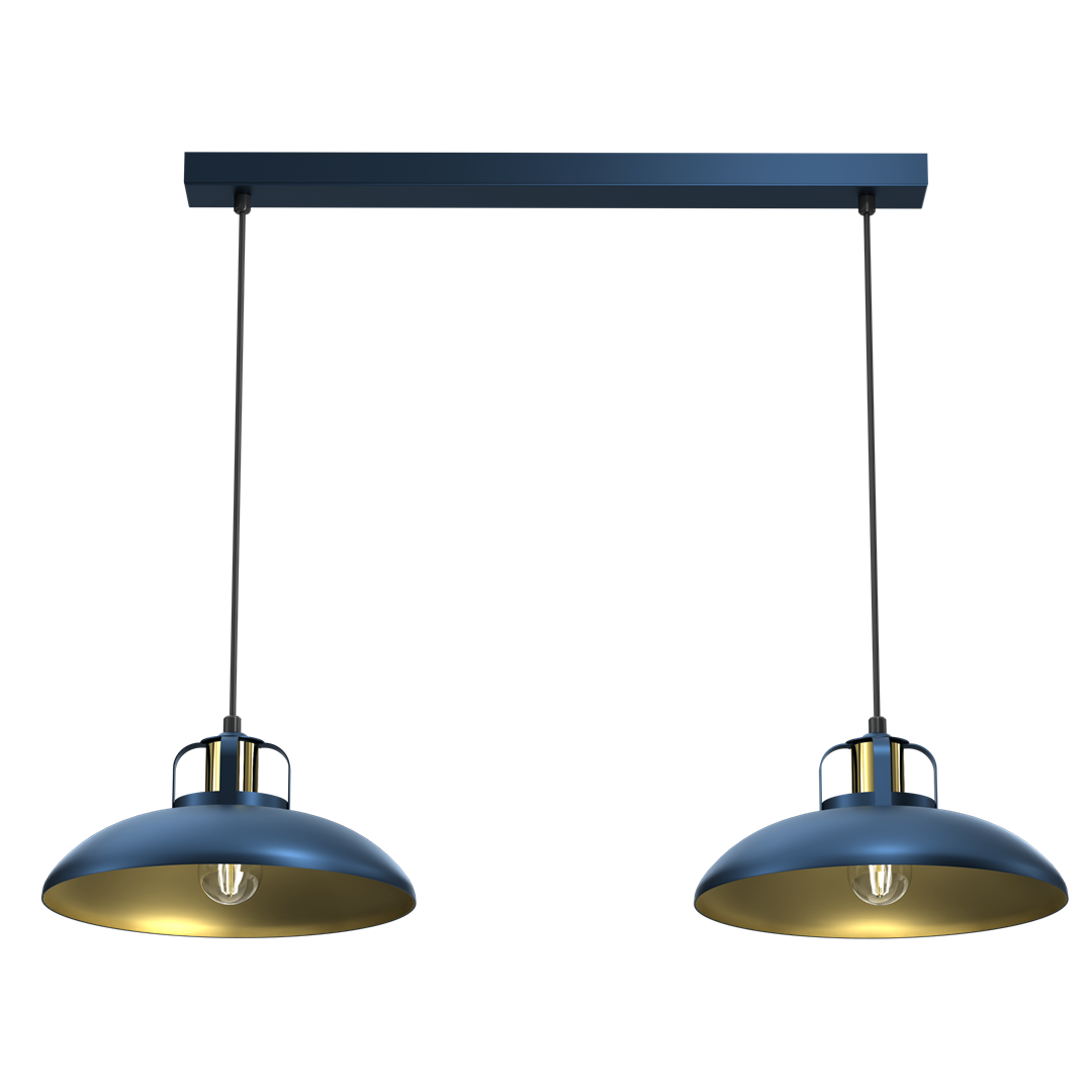 Felix Double Pendant Lamp 2xe27 The Hand Made High Quality Fittings 29cm Shades Rugged Industrial Look