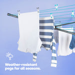 Livivo Rotary Airer 45m Outdoor Clothes Dryer Complete Set