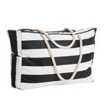 Polyester Large Capacity Tote Bag Beach Bag | Black