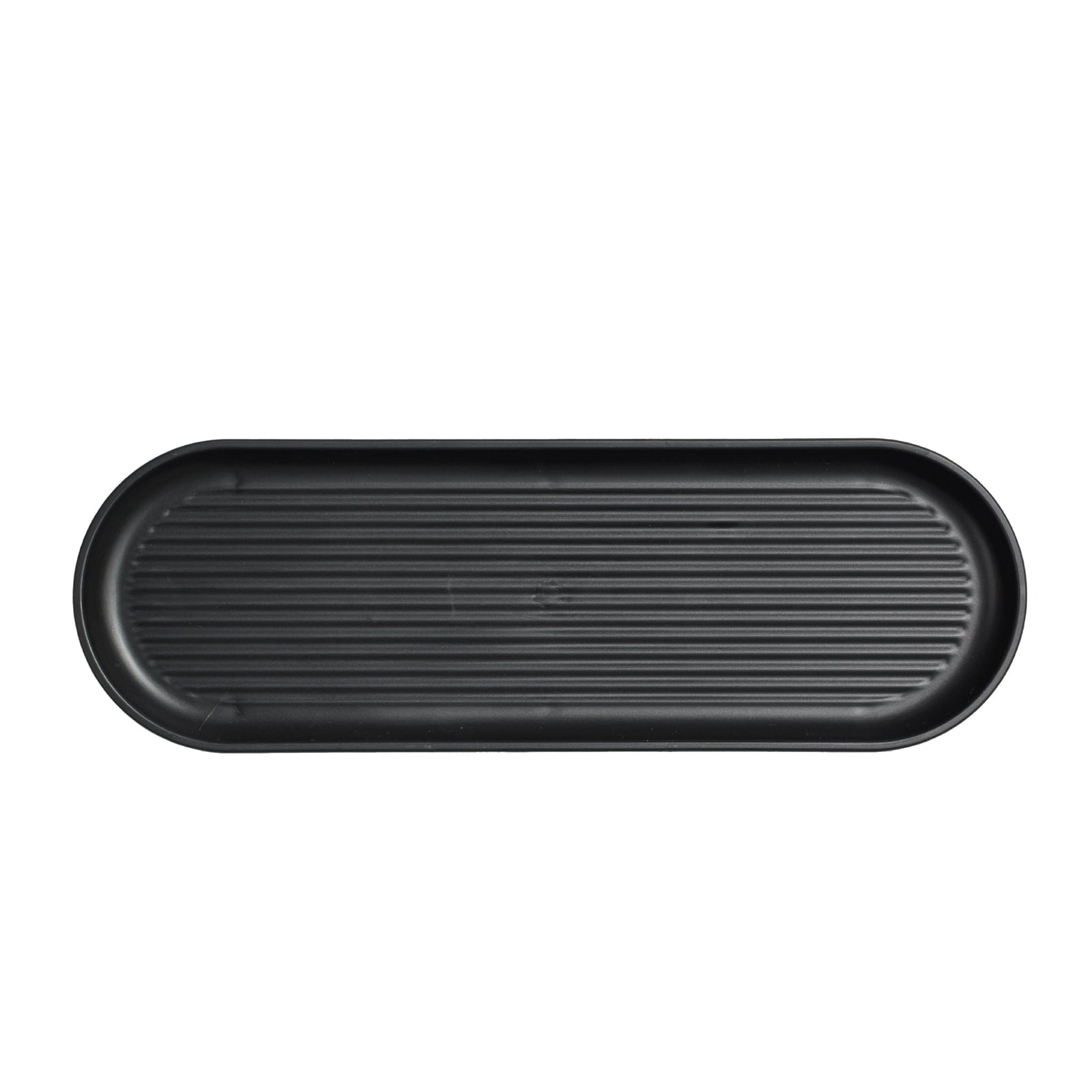 Recycled Bathroom Tray - Replaceable head that is screwed in - Closed fit storage cover - Made in the UK | Graphite Black