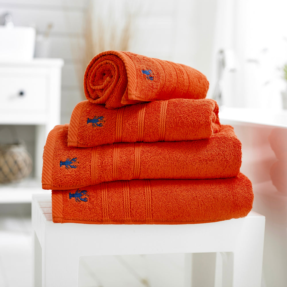 Kaleidoscope 550gm Combed 100% Cotton Towels | Bath Sheet | Ginger