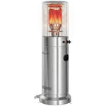 Gas Patio Heater, 13 Kw Portable Propane Outdoor Heater, Silver