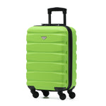 55x35x20cm Cabin Carry On Suitcase Hard Shell Overhead Luggage 100+ Airlines Approved | Cabin | Green