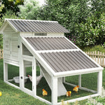Pack Of 12 Metal Roofing Sheets For Greenhouse | Grey