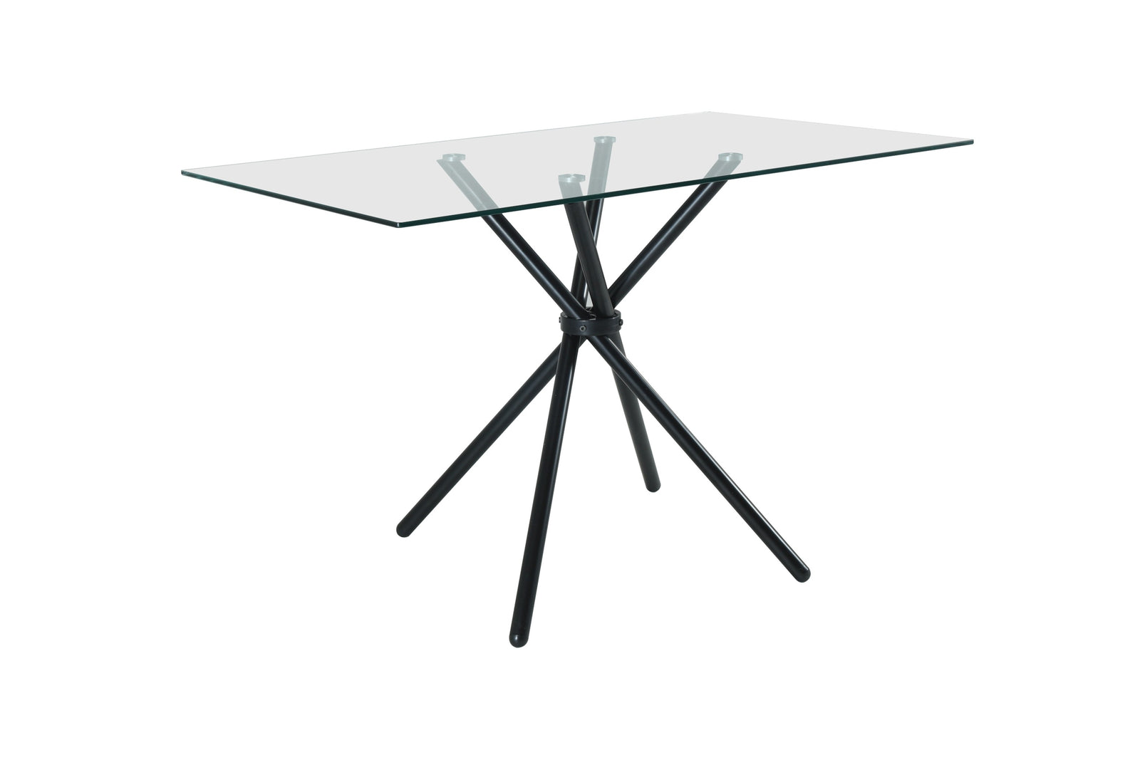 Stylish Miami Dining Table Set With 4 Velvet Amelia Chairs | Grey