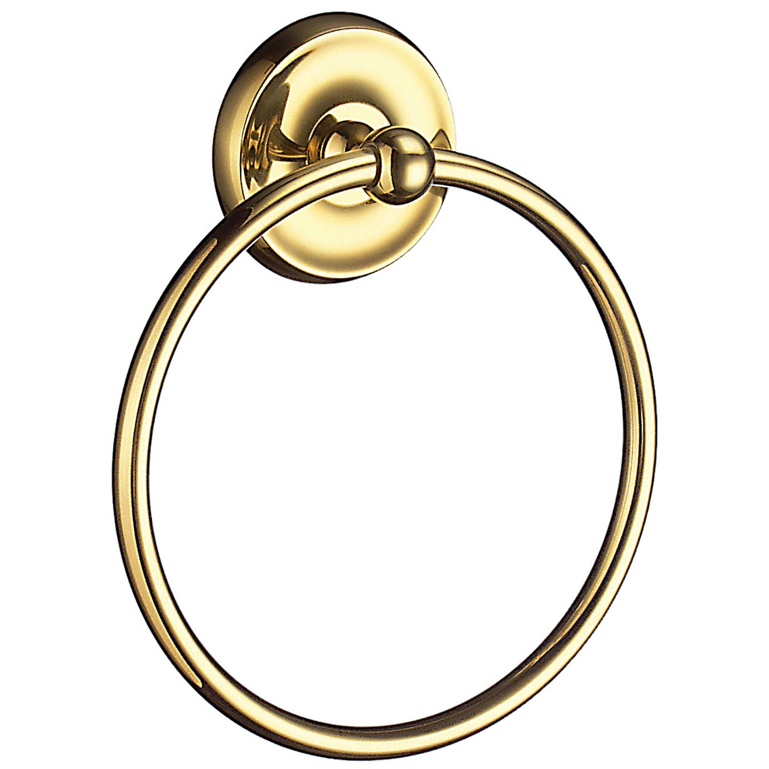 Towel Ring Wall Mounted Bathroom Storage Non Rust Brass | Polished Brass