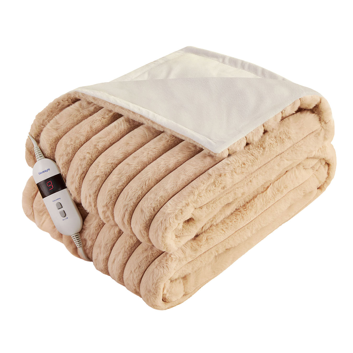 Luxury Faux Fur Heated Throw