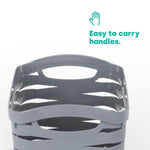 Kaari Grey Woven Basket - 22l