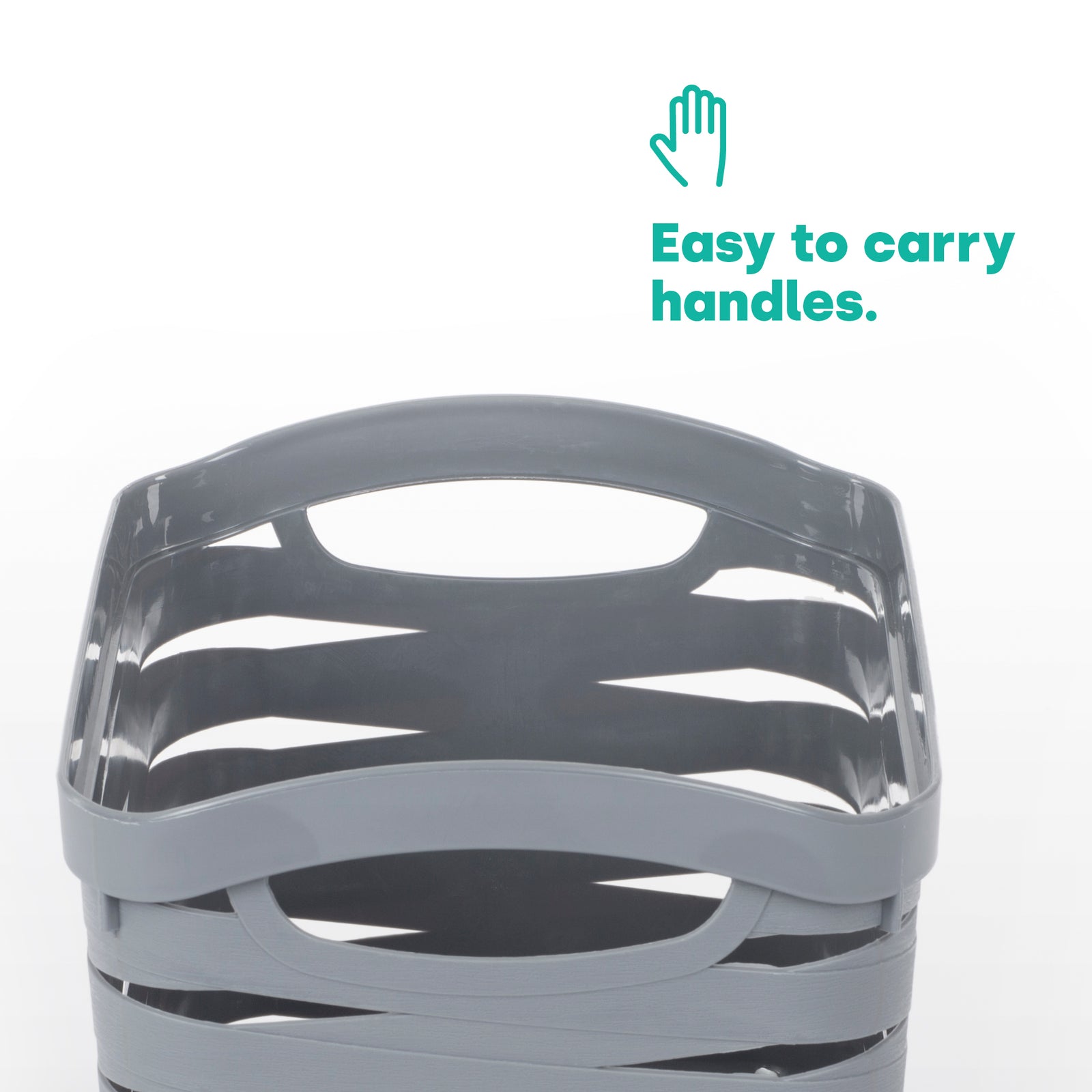 Kaari Grey Woven Basket - 22l