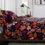 Autumn Leaves 100% Brushed  Cotton Duvet Cover Set | King | Multi Colour