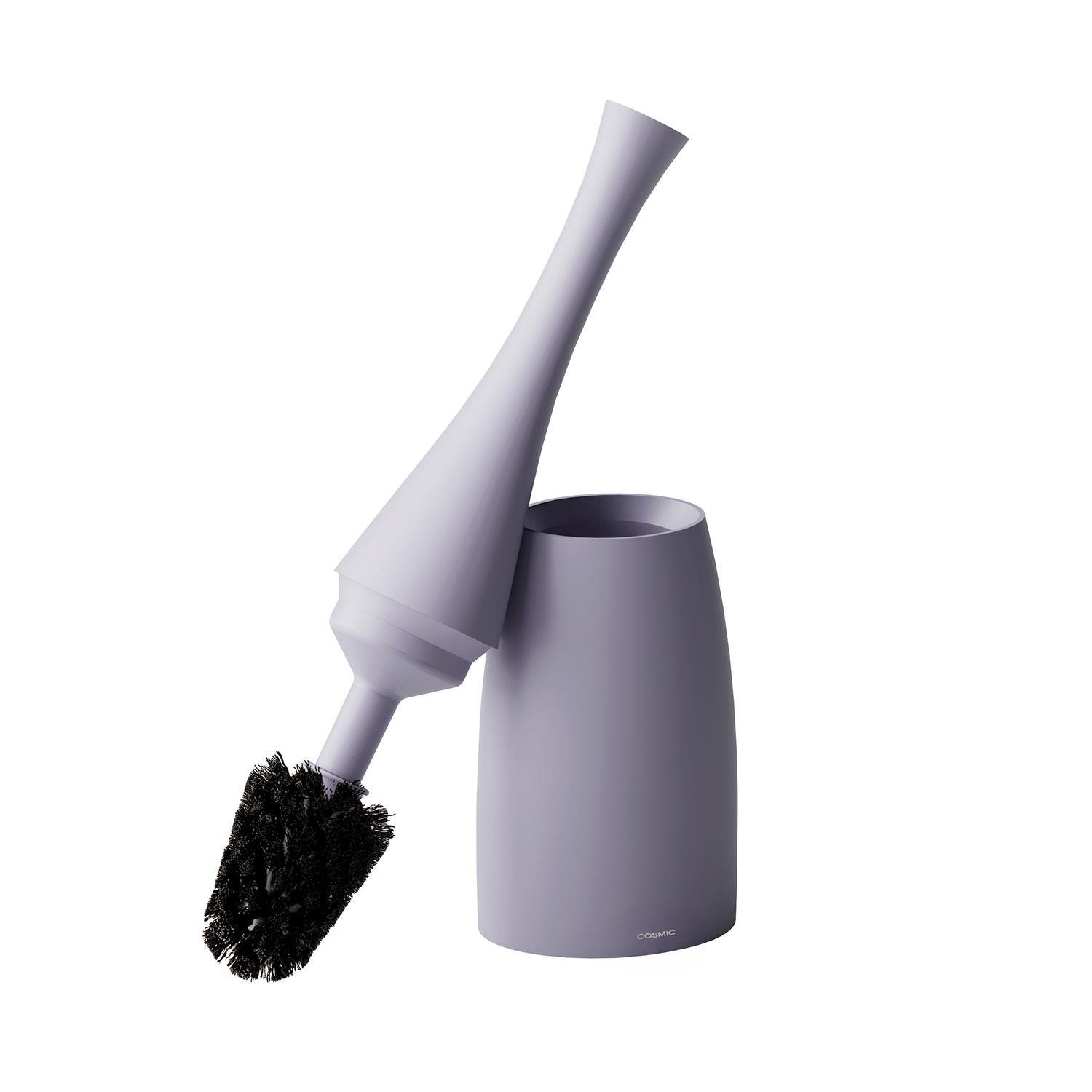 Toilet Brush & Holder, Soft-finish Coating, Saku Collection | Lavender