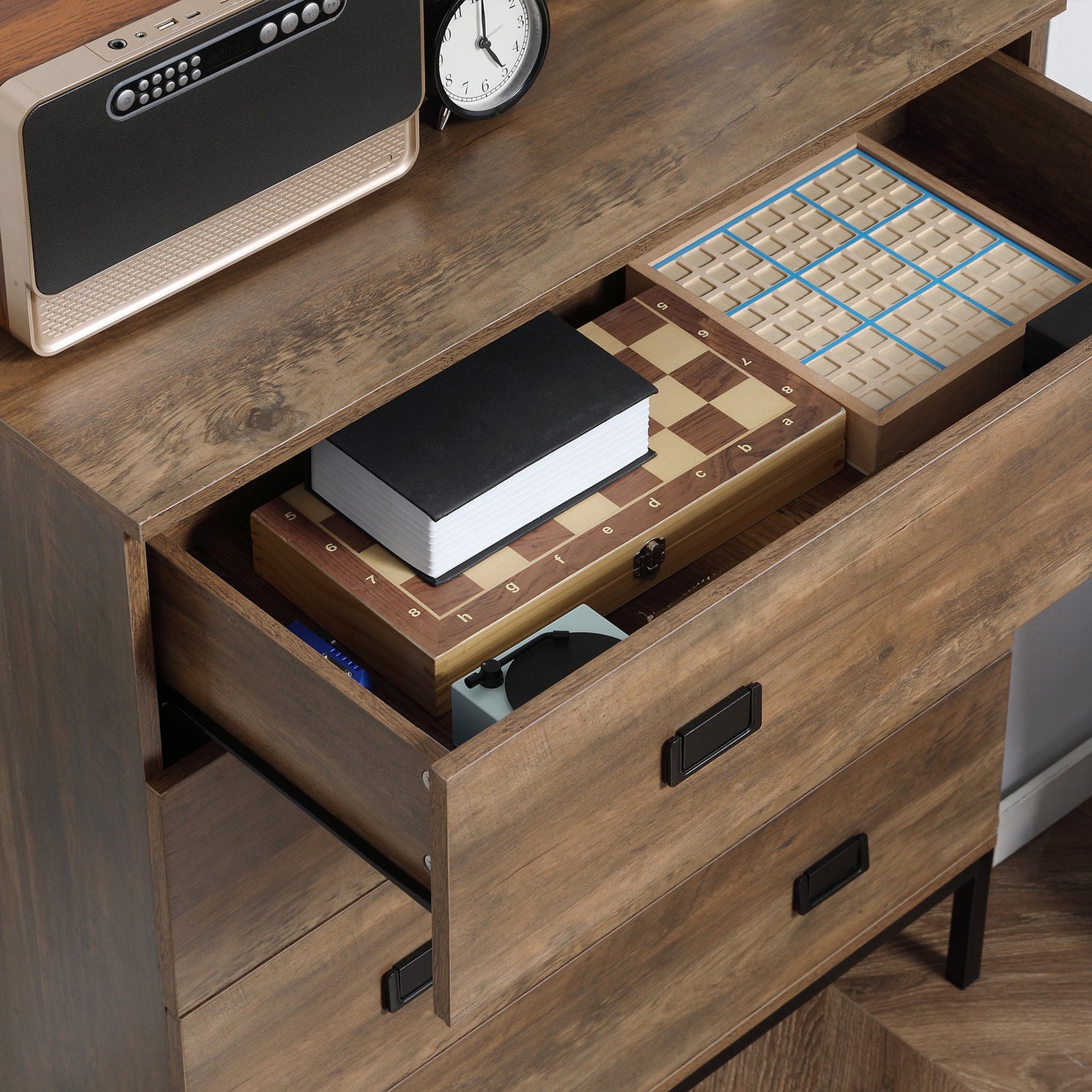 Chest Of Drawers, 4 Drawer Unit Storage Chest Bedroom