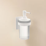 language Wall Soap Dispenser, 16.4 X 11.8 X 7.6 Cm, Collection Stick | Matte White