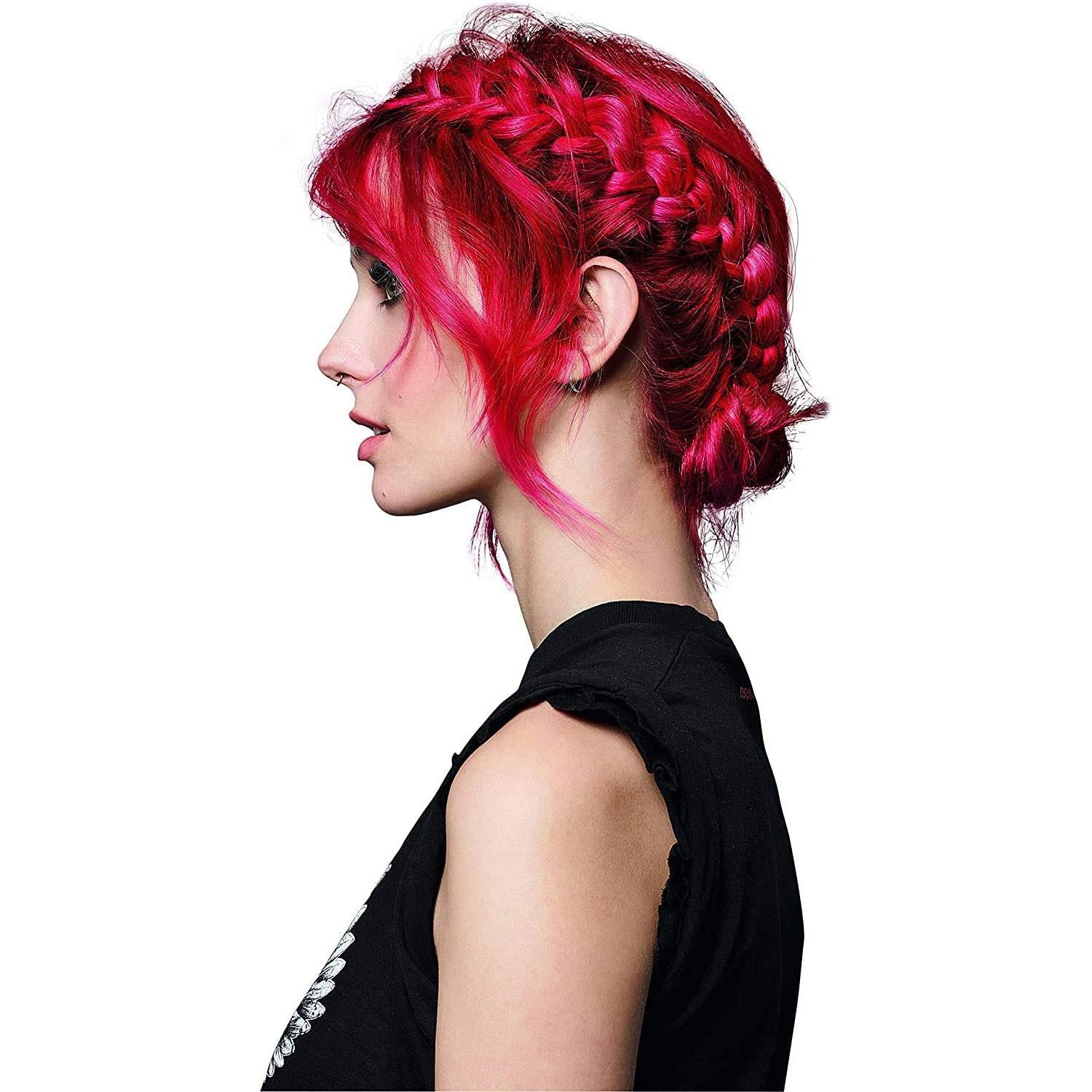 Live Pillar Box Red Semi-permanent Hair Dye, Ultra Brights 092 3 Pk