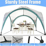 3*3m Pop-Up Canopy Tent, Portable Waterproof UV-Resistant Outdoor Gazebo Shelter with Carry Bag, Stakes & Ropes for Camping