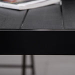 Aluminum Outdoor Garden Dining Table For 8, Black