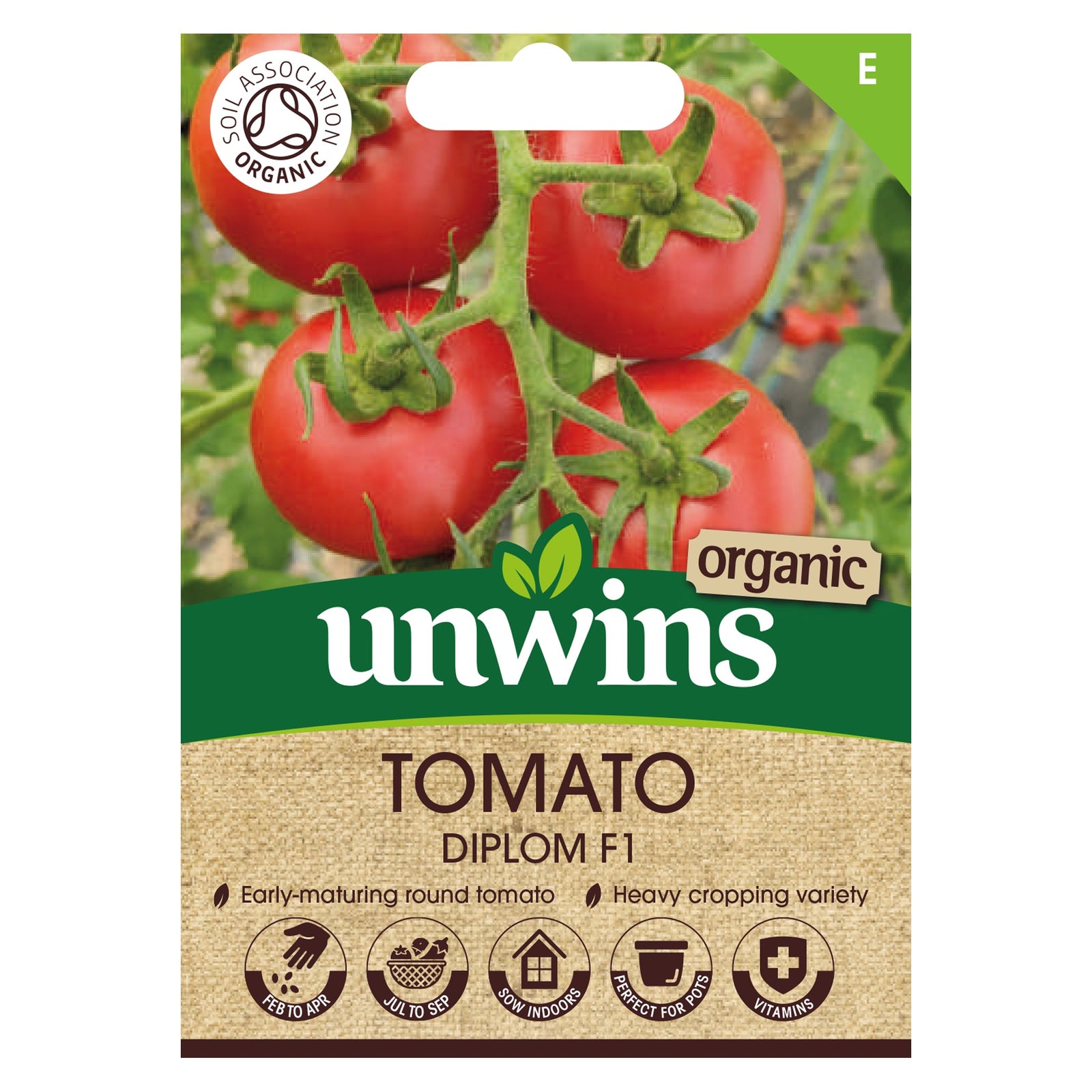 Organic Tomato 'diplom' F1 Seeds | 8 Seeds