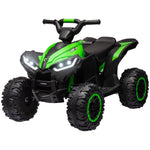 12v Electric Quad Bikes For Kids Ride On Car Atv Toy For 3-5 Years | Green