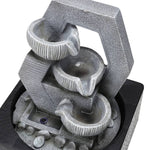 Cascade Tabletop Fountain Water Feature With Led Light