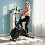 Exercise Bike With Adjustable Seat & Lcd Display