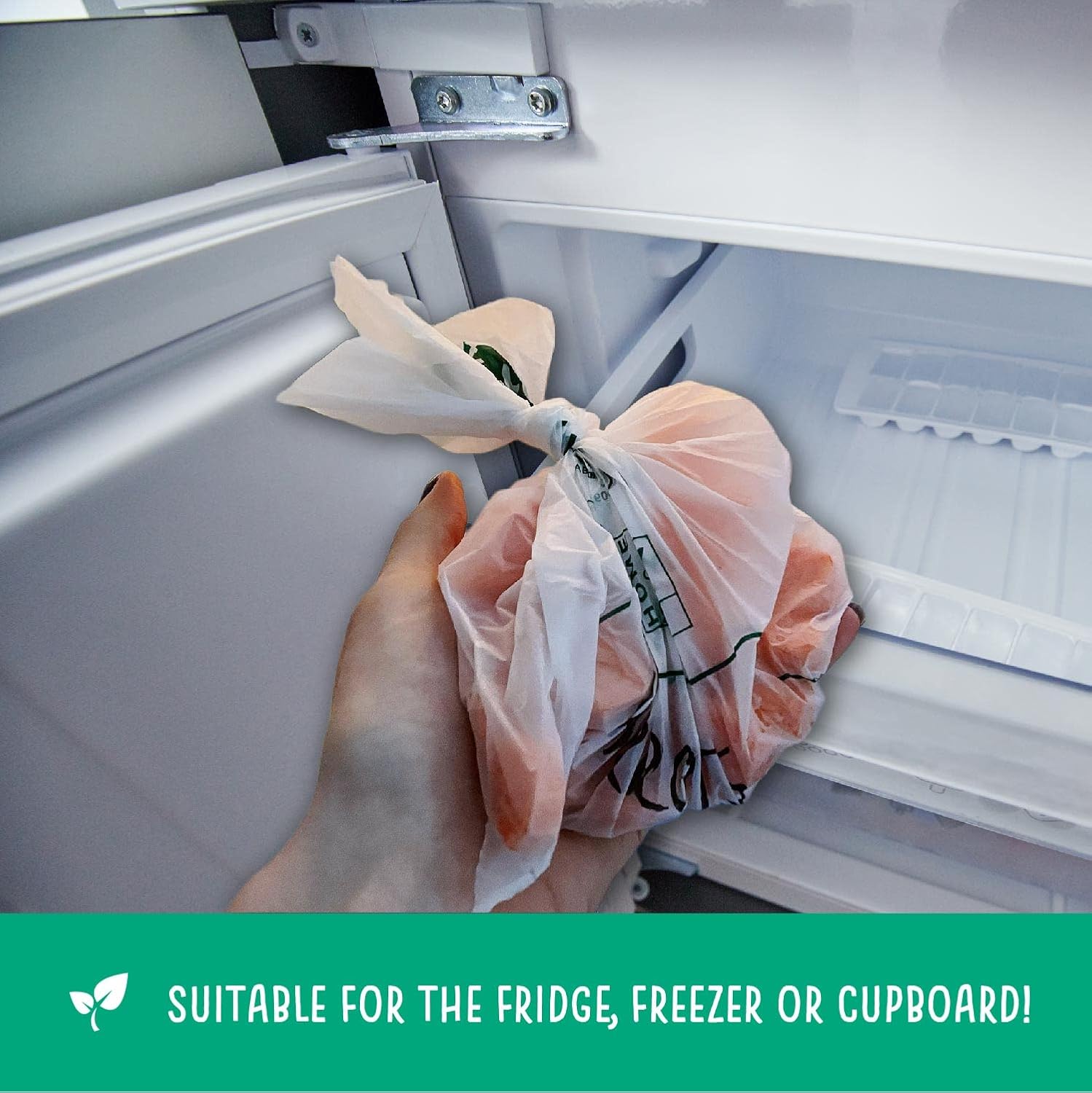 Certified Compostable Food & Freezer Bags Pack 2 Litre X 4 (140 Bags Total)