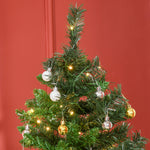 6ft Pre Lit Artificial Christmas Tree With 200 Led