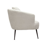 Breeins Modern Corduroy 2-seater Sofa With 2 Scatter Cushions