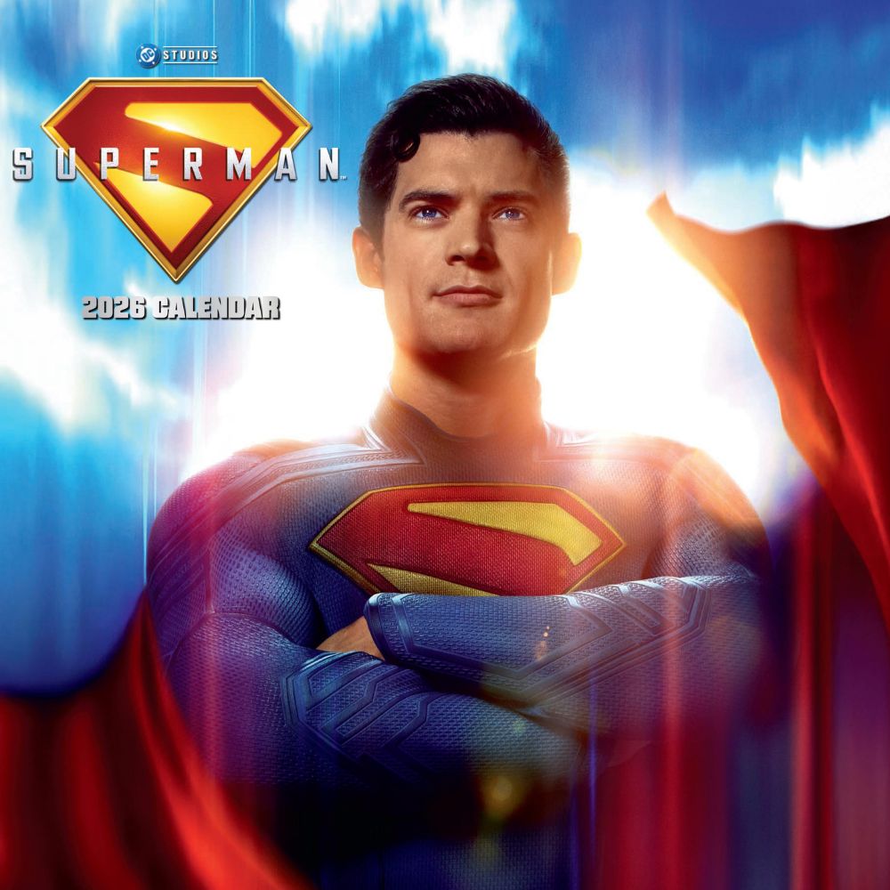 Superman Movie 2026 Square Calendar Official Product