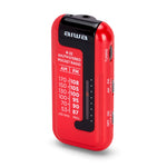 R-22 Mw/fm Stereo Pocket Radio With Headphones | Red