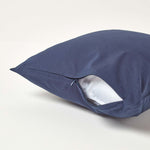 Continental Egyptian Cotton Pillowcase 200 Tc | 40cm x 40cm | Navy Blue