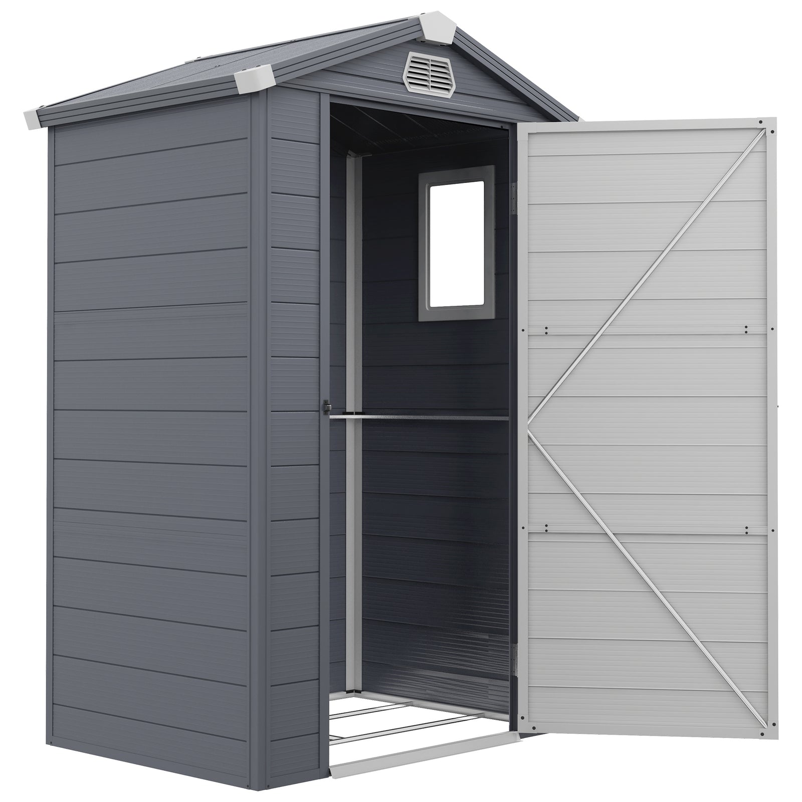 Garden Shed Tool Storage House With Lockable Door, Kit | Small