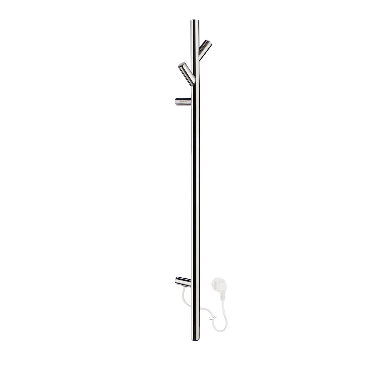Stainless Steel Heated Tree Towel Warmer Bathroom Radiator | Polished Stainless Steel