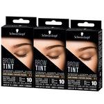 Tint Professional Permanent Eyebrow Dye Tinting Kit Dark Brown 3pk
