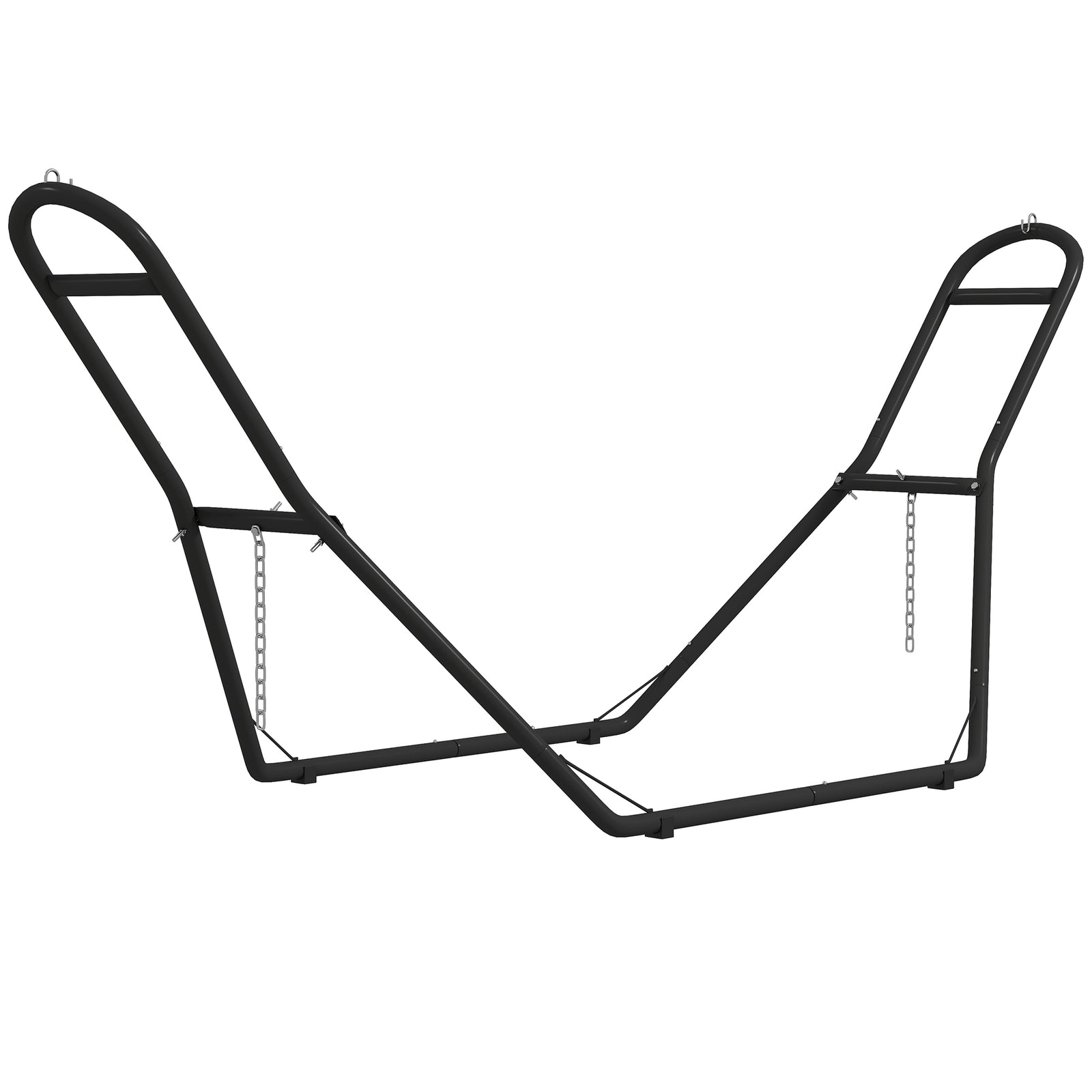 9ft Hammock Stand Adjustable With Non-slip Feet, 250 Kg Capacity