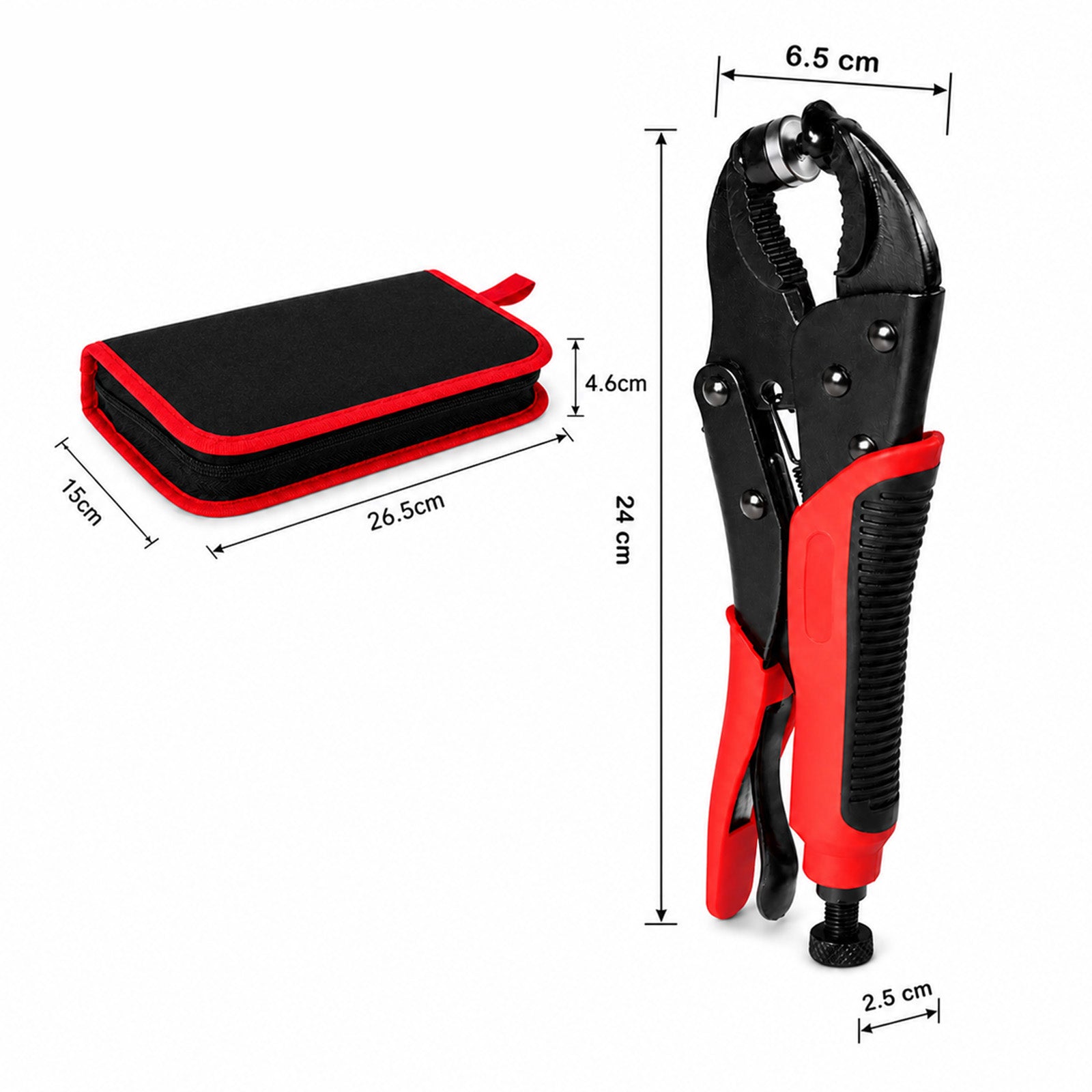 Snap Fastener Kit Adjustable Press Tool For Boat Covers Leather Cloths Red | Red