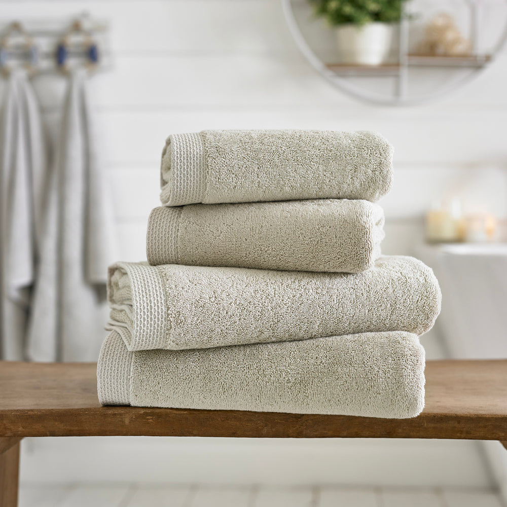 Egyptian Spa 700gm Supersoft Absorbent Cotton Towels | Hand Towel Pair | Natura