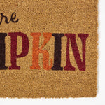 HOMESCAPES Hey There Pumpkin Non-slip Coir Doormat, 40 X 60 Cm