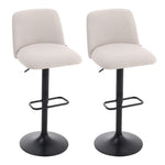 Breeins Set Of 2 Height Adjustable Swivel Bar Stools