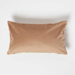 Velvet Cushion With Microfibre Insert | 30cm x 50cm | Beige