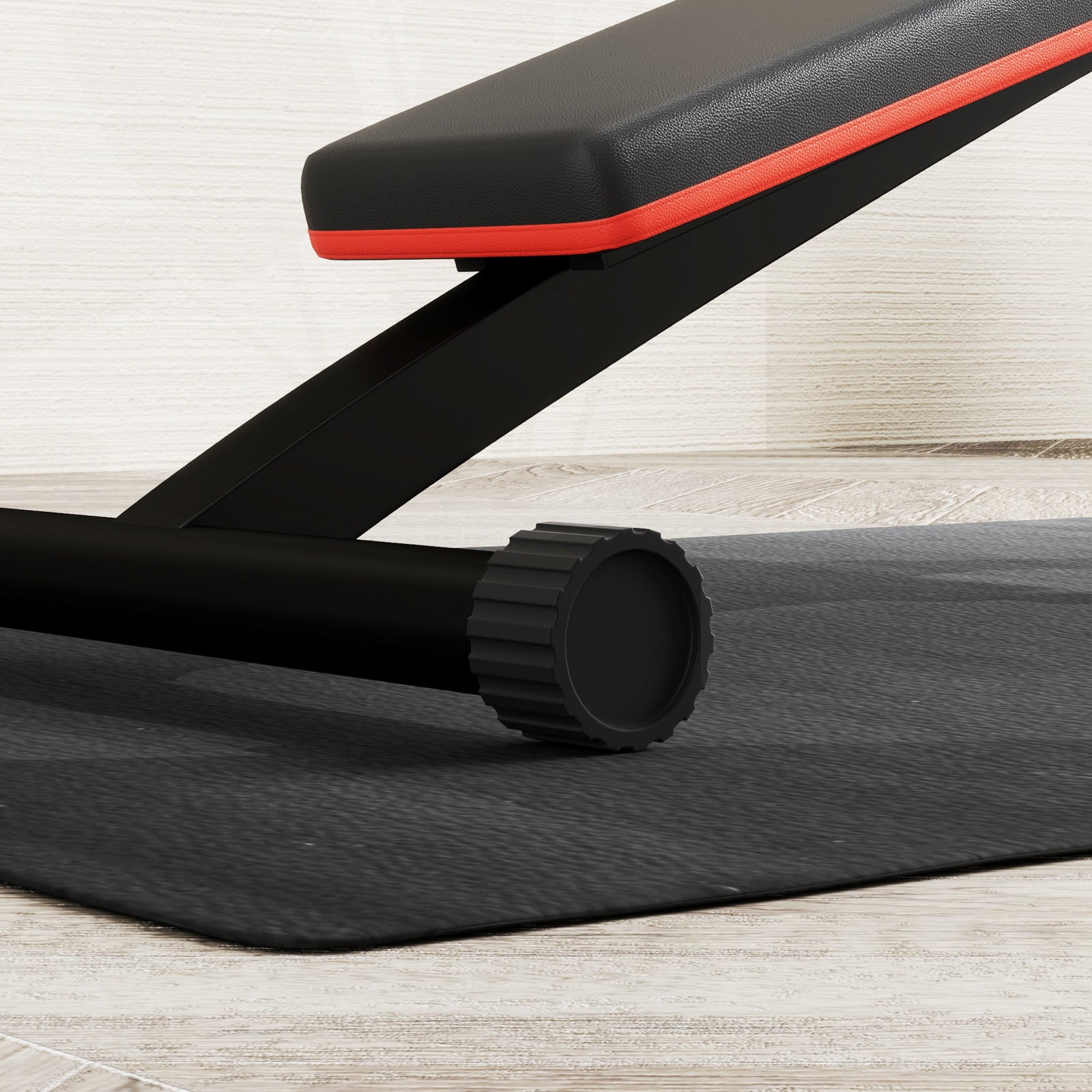 Thick Non-slip Equipment Mat For Gym & Fitness Equipment | Black