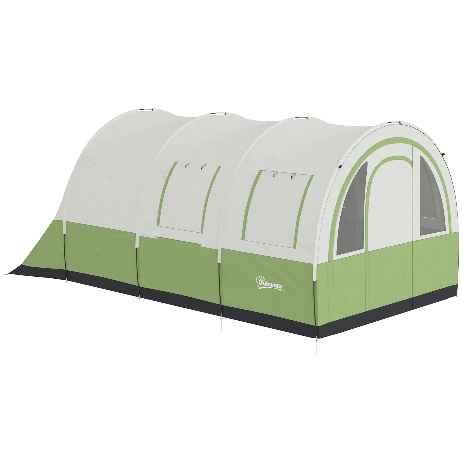 Outsunny 5-6 Man Tunnel Tent, 3000mm Waterproof