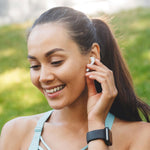 Wireless Bluetooth Headset With Built-in Battery With Case