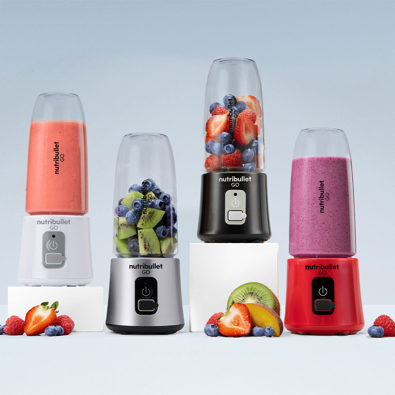 Go White - Portable  Blender | White