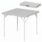 3ft Folding Camping Table W/ 2 Adjustable Height | Dark Gray