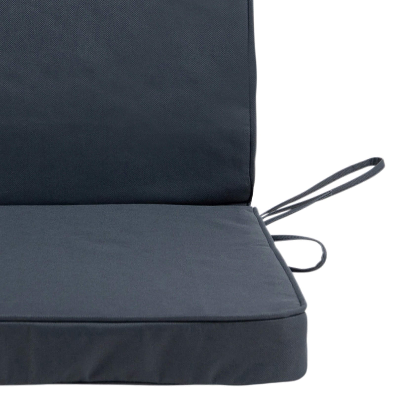 Stone High Back Cushion Set Of 2 | Charcoal